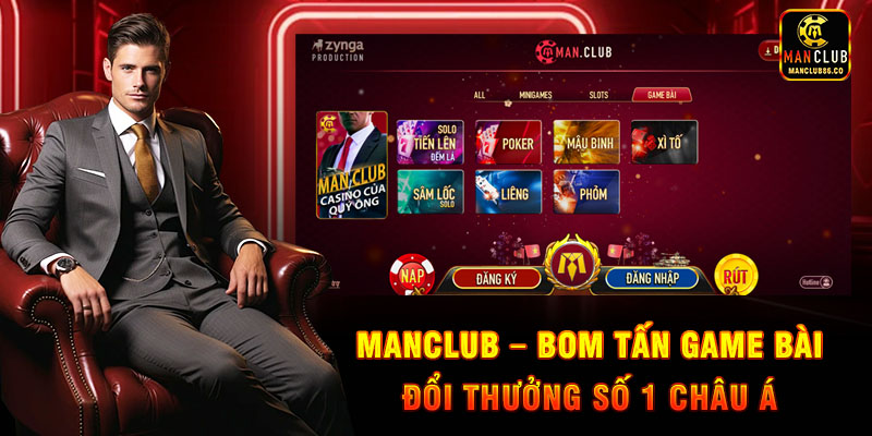 Giao diện ManClub hiện đại, mạnh mẽ – Nâng tầm trải nghiệm game bài cho quý ông